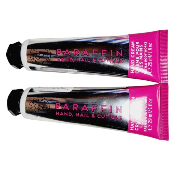 2 PARAFFIN Hand Nail Cuticle Bath Body Works Shea Butter Hand Cream 1oz Each NEW - Picture 3 of 6